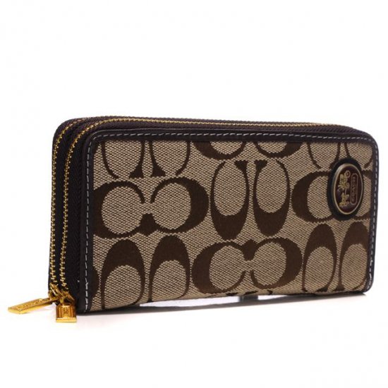 Coach Logo Large Camel Wallets AYC | Coach Outlet Canada